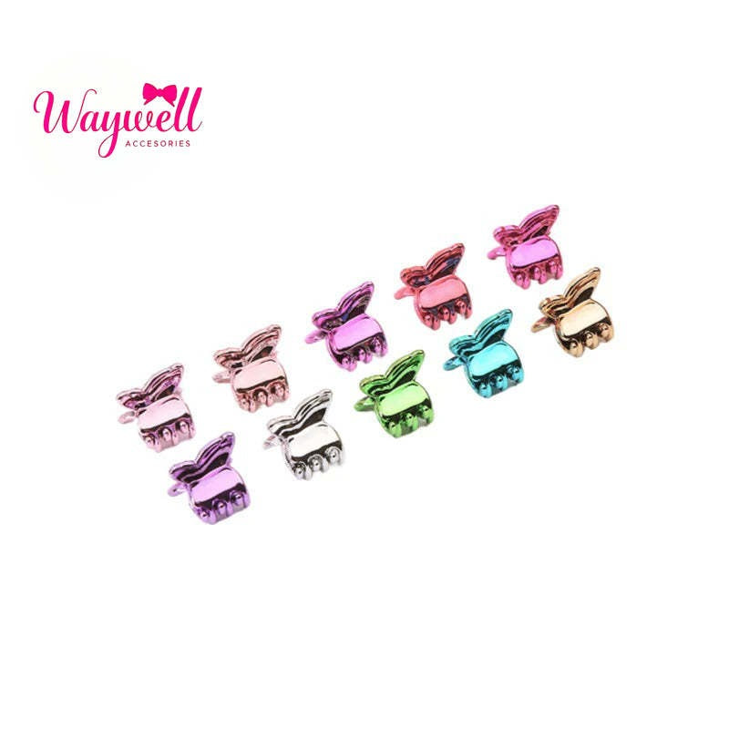 children's hairpin 1.5UV electroplated color grab clip long small grab clip fashionable and simple princess head grab hair clip