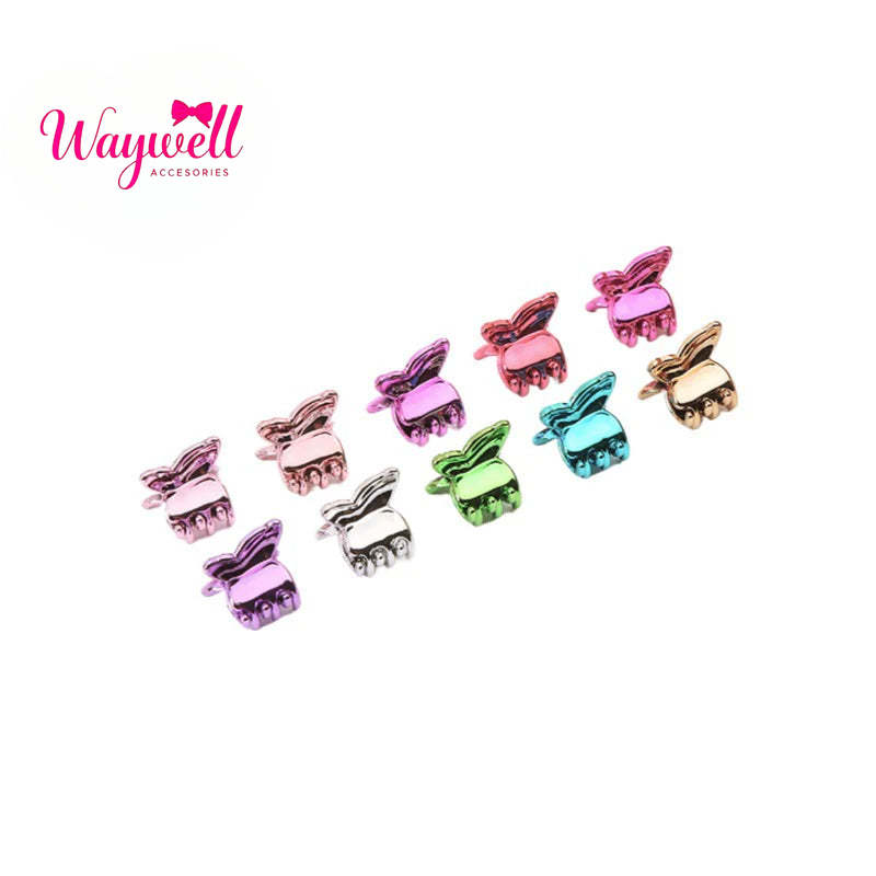 children's hairpin 1.5UV electroplated color grab clip long small grab clip fashionable and simple princess head grab hair clip