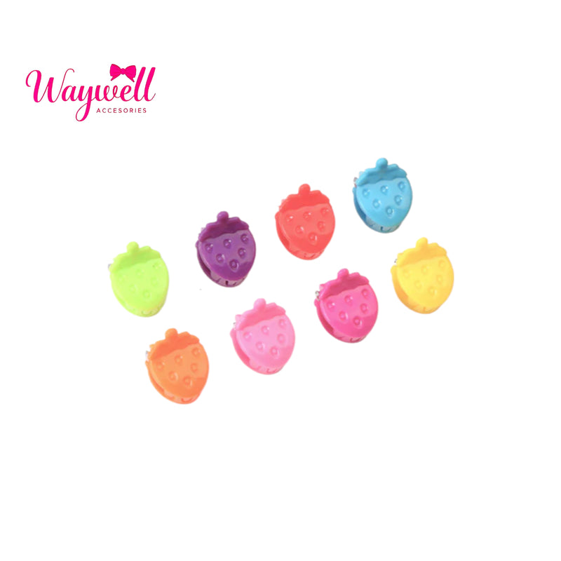 Brilliant color small grab clip, bangs clip, small hairpin, braided hair, broken hair bow, mini hairpin, multi-colored cute girl.B#