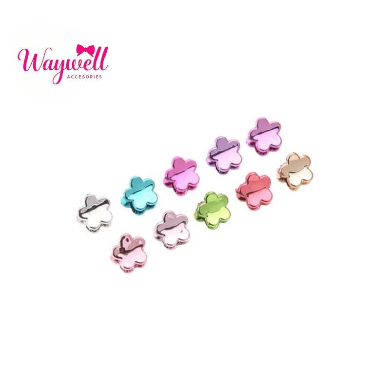 children's hairpin 1.5UV electroplated color grab clip long small grab clip fashionable and simple princess head grab hair clip