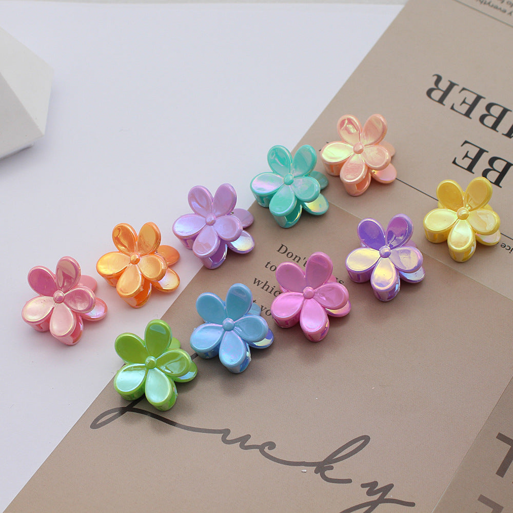 Princess Hairstyle Broken Hair Small Jaw Clip Macaron Children Small Hair clip