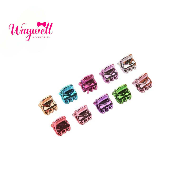 children's hairpin 1.5UV electroplated color grab clip long small grab clip fashionable and simple princess head grab hair clip