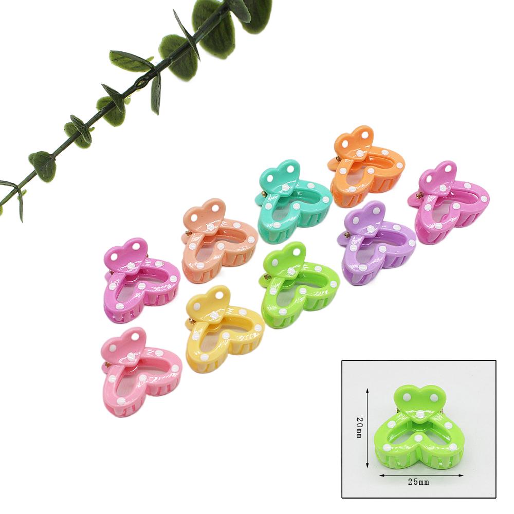 White Dot Hair Accessories for Girls