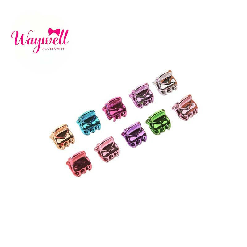 children's hairpin 1.5UV electroplated color grab clip long small grab clip fashionable and simple princess head grab hair clip