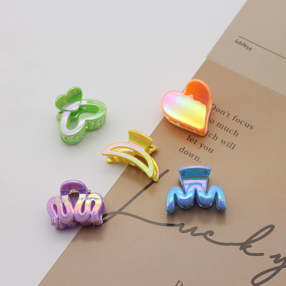 Princess Hairstyle Broken Hair Small Jaw Clip Macaron Children Small Hair clip