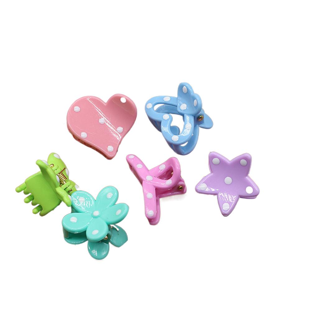 White Dot Hair Accessories for Girls