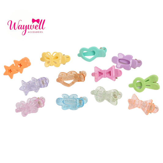 Directly from the manufacturer cute children Korean version ins side clip bangs clip girls mixed multi-color mini duck bill clip wholesale