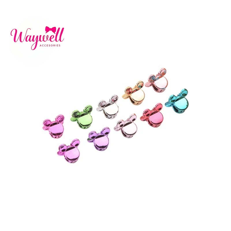 children's hairpin 1.5UV electroplated color grab clip long small grab clip fashionable and simple princess head grab hair clip