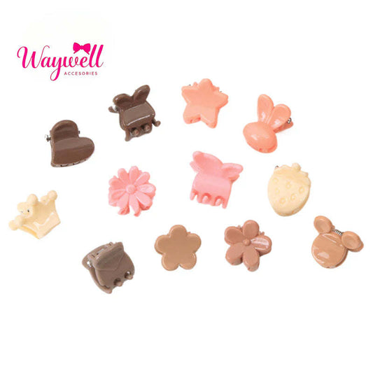 Children's baby headgear hairpin ins milk coffee color Korean version women's small grab clip 1.5 princess small clip bangs clip