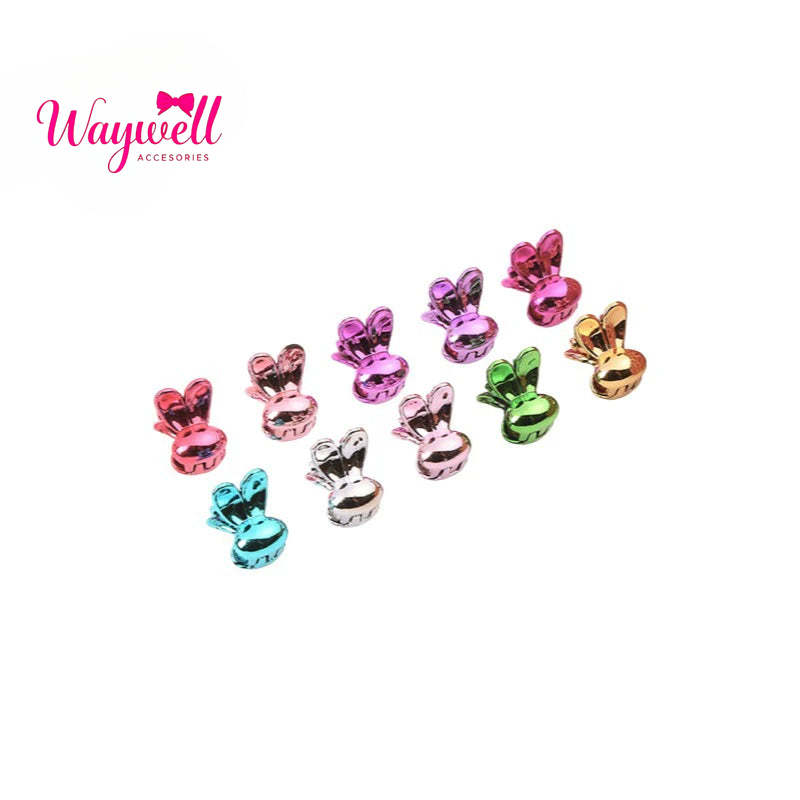 children's hairpin 1.5UV electroplated color grab clip long small grab clip fashionable and simple princess head grab hair clip