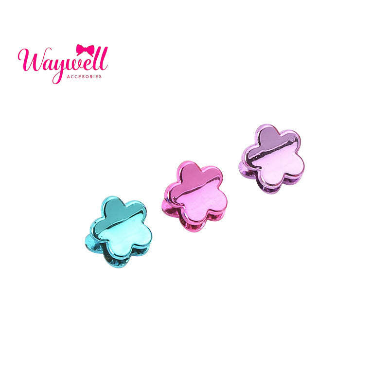 children's hairpin 1.5UV electroplated color grab clip long small grab clip fashionable and simple princess head grab hair clip