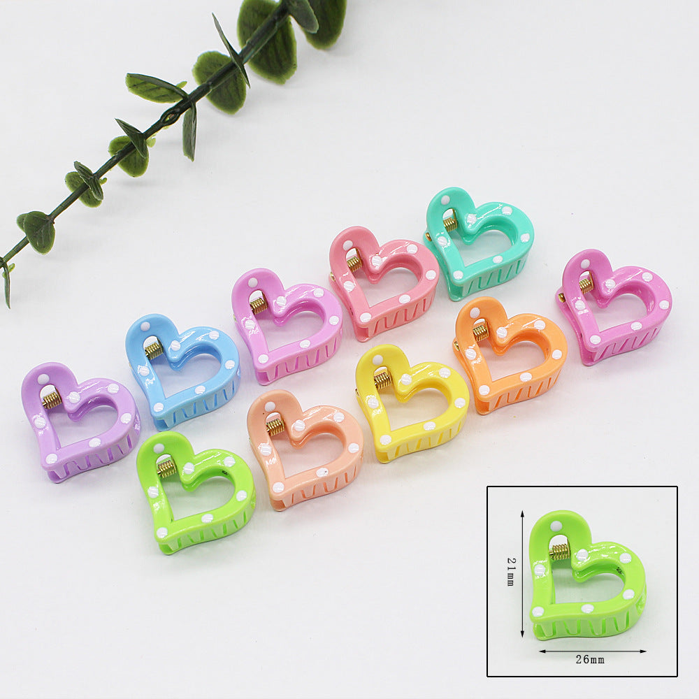 White Dot Hair Accessories for Girls