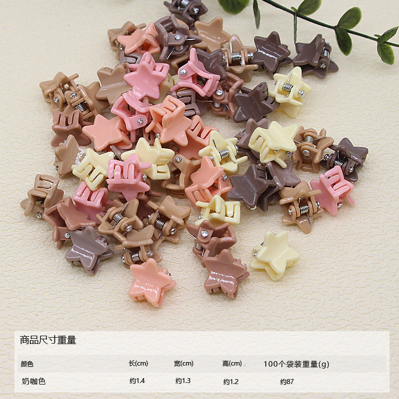 50pcs/ Bag small hairpin cute princess hairpin girl does not hurt hair baby baby jewelry mini children's hair grab clip