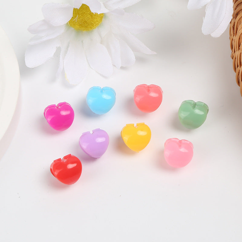 Factory direct supply headgear hairpin mini small grab clip, candy color small hairpin mini color Doudou clip