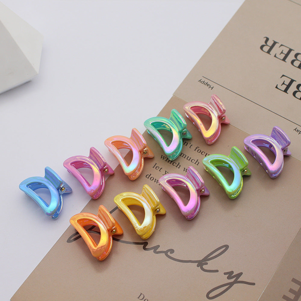 Princess Hairstyle Broken Hair Small Jaw Clip Macaron Children Small Hair clip