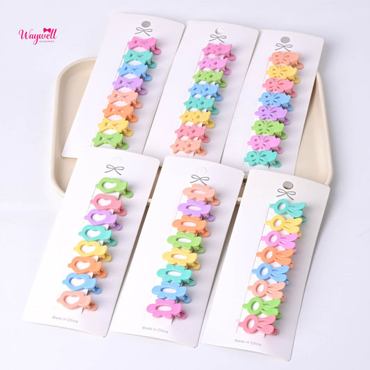 Cross-border Children's Small Mini Colorful Cartoon Cute Hair Clips