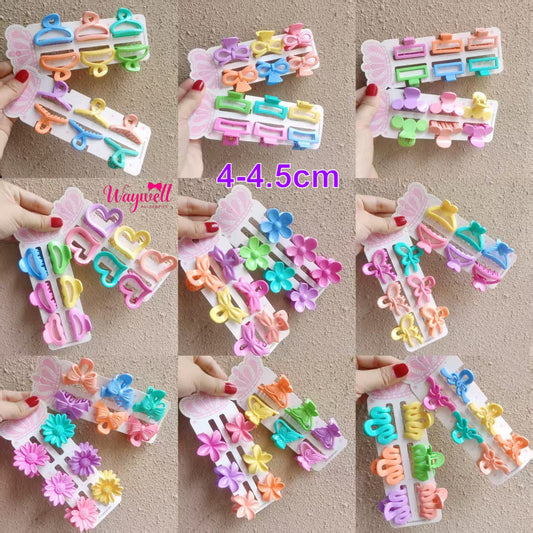 4CM Elegant Simple Small Hair Claw Clip Thick Hair