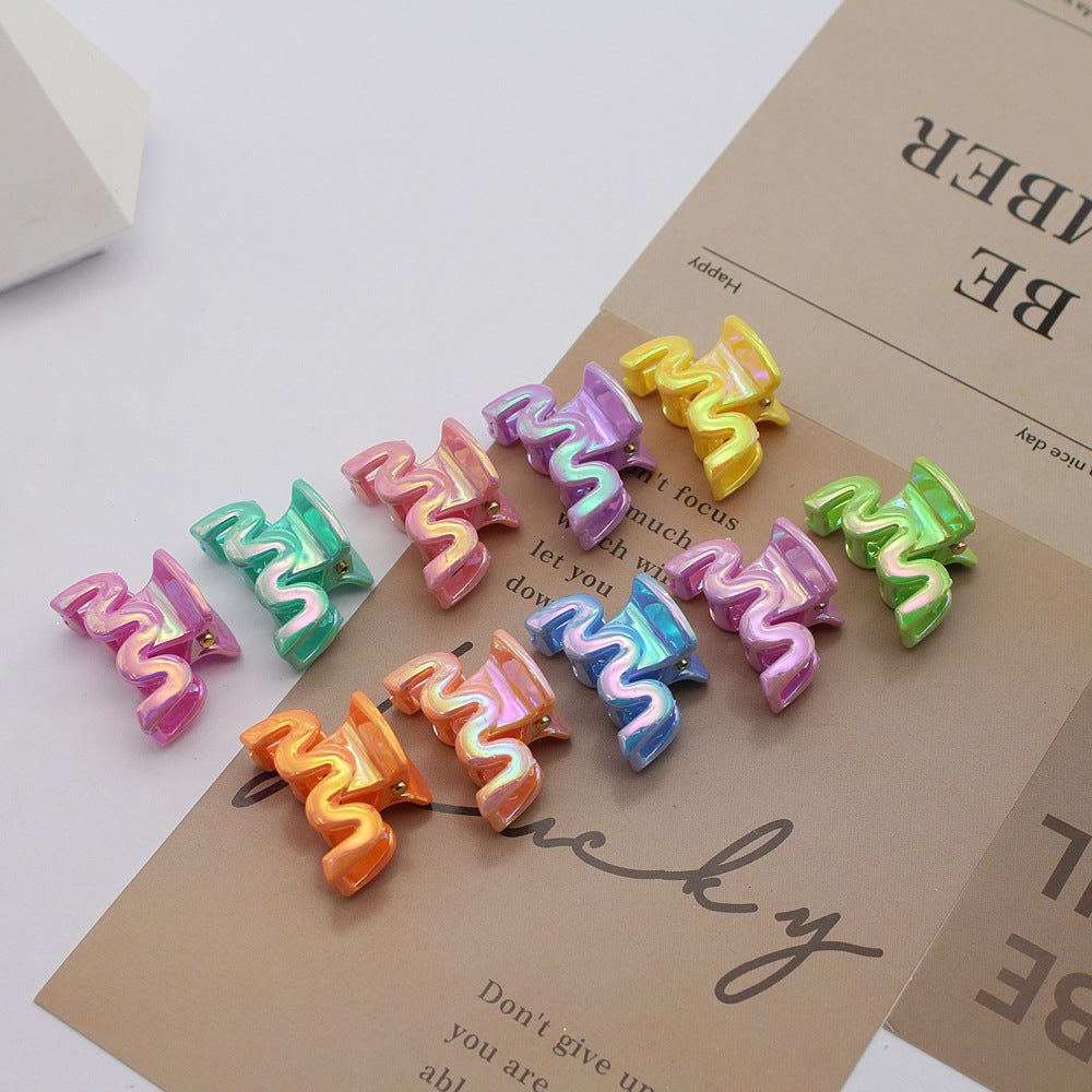 Princess Hairstyle Broken Hair Small Jaw Clip Macaron Children Small Hair clip