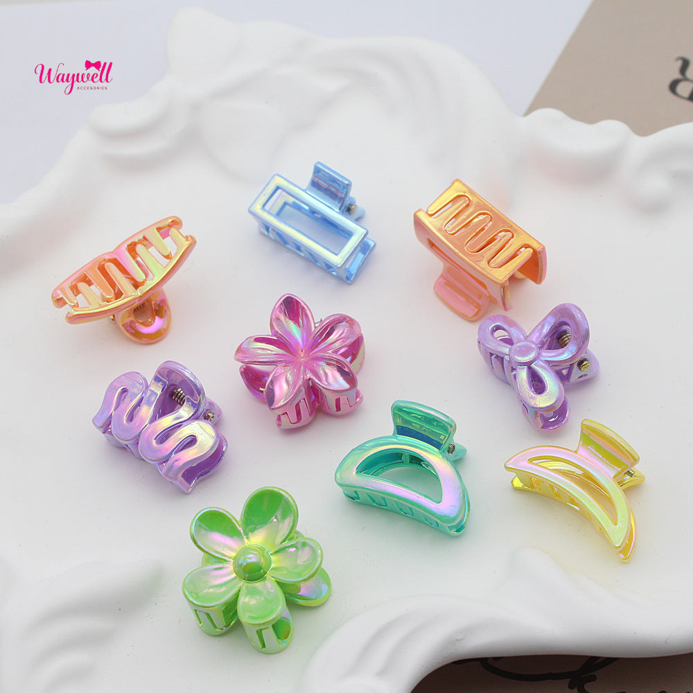 Princess Hairstyle Broken Hair Small Jaw Clip Macaron Children Small Hair clip