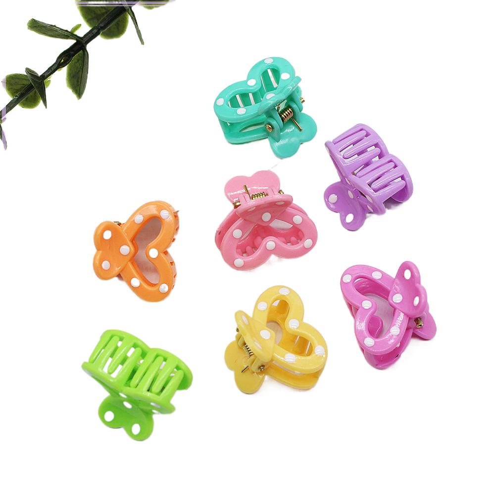 White Dot Hair Accessories for Girls