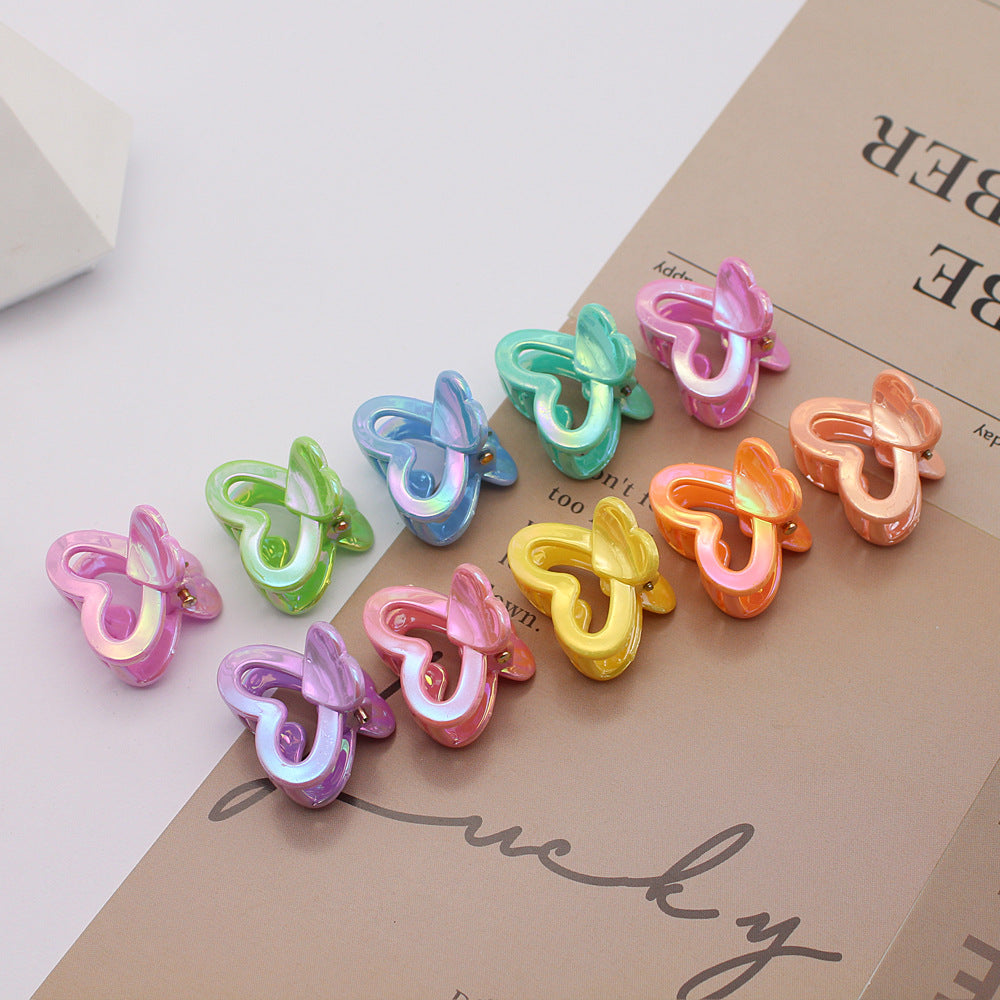 Princess Hairstyle Broken Hair Small Jaw Clip Macaron Children Small Hair clip